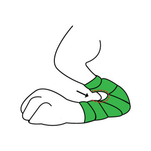 how to wrap a rabbit leg, how to wrap a rabbit paw, carefresh, paper bedding