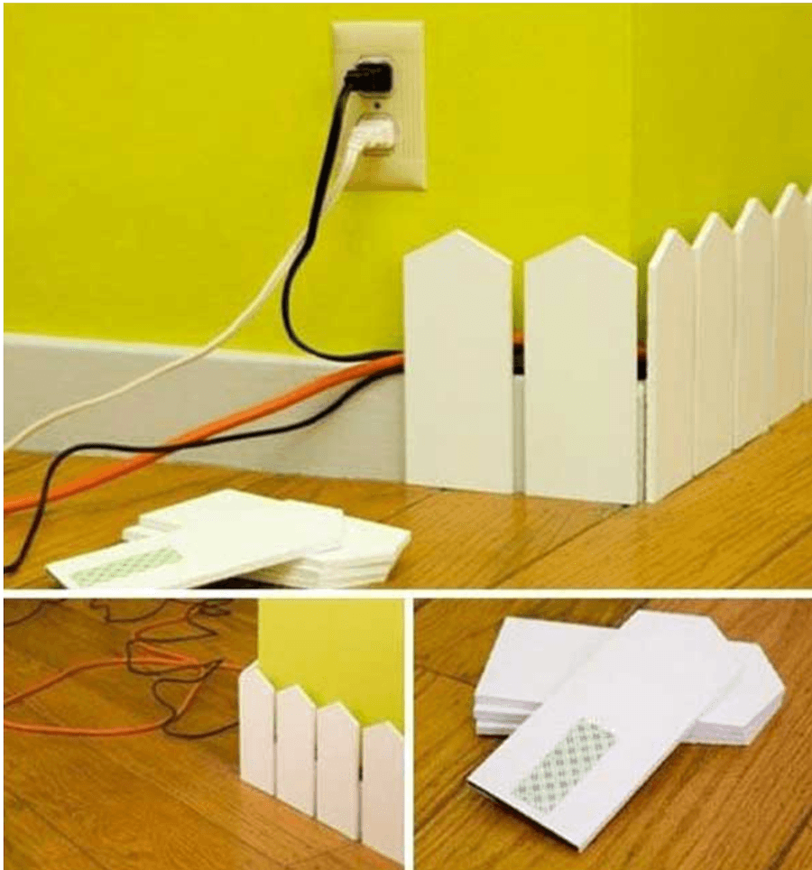Rabbitproof cords and baseboards