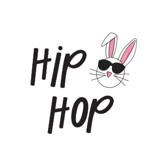 hip hop bunny sign