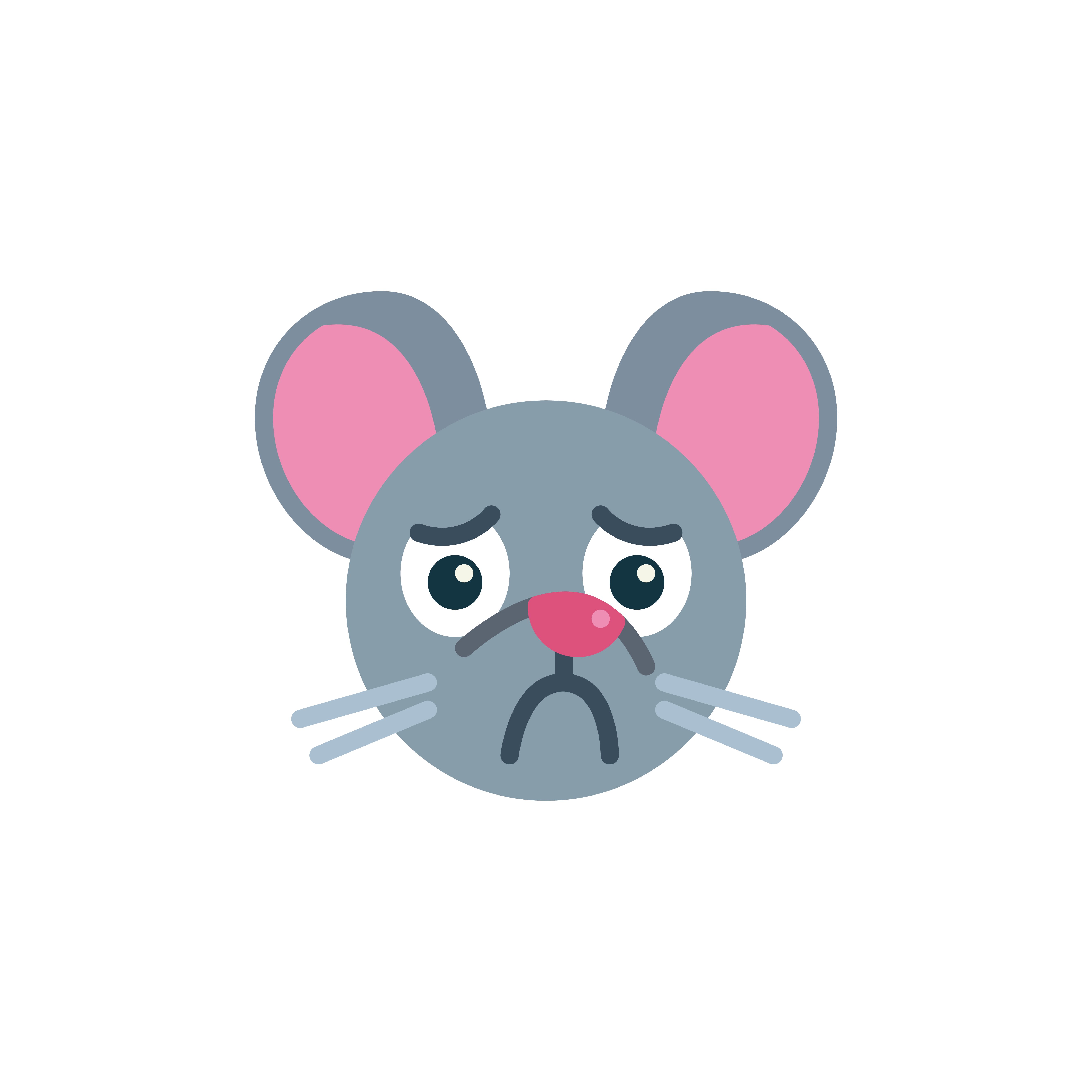 sad cartoon mouse