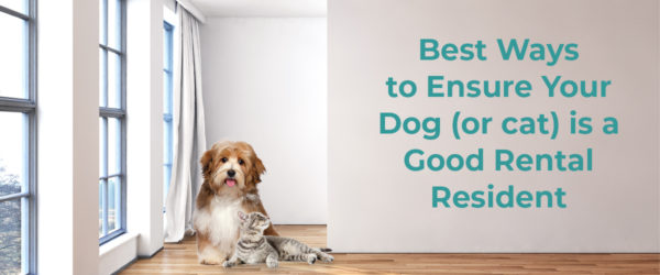 ensure pets are good rental residents