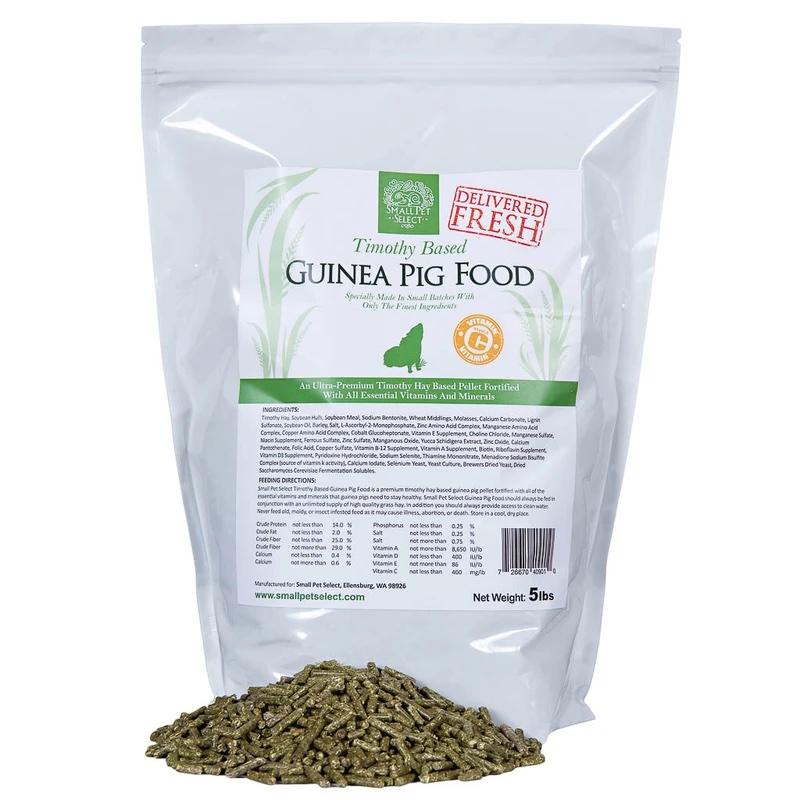 Premium guinea pig food pellets