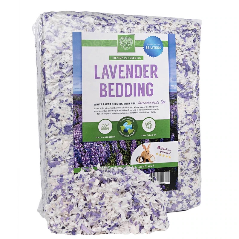 Lavender White Paper Bedding
