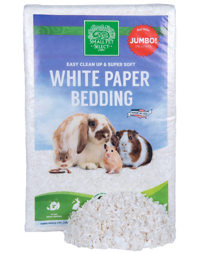 White paper bedding