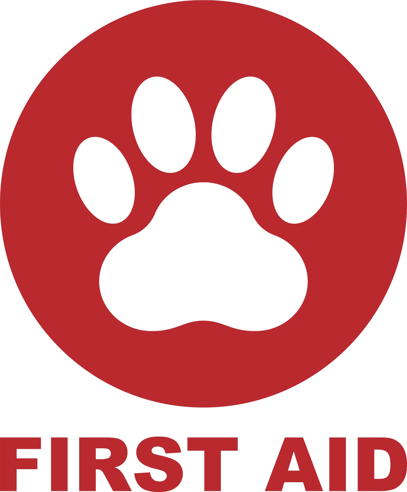 Pet first aid sign