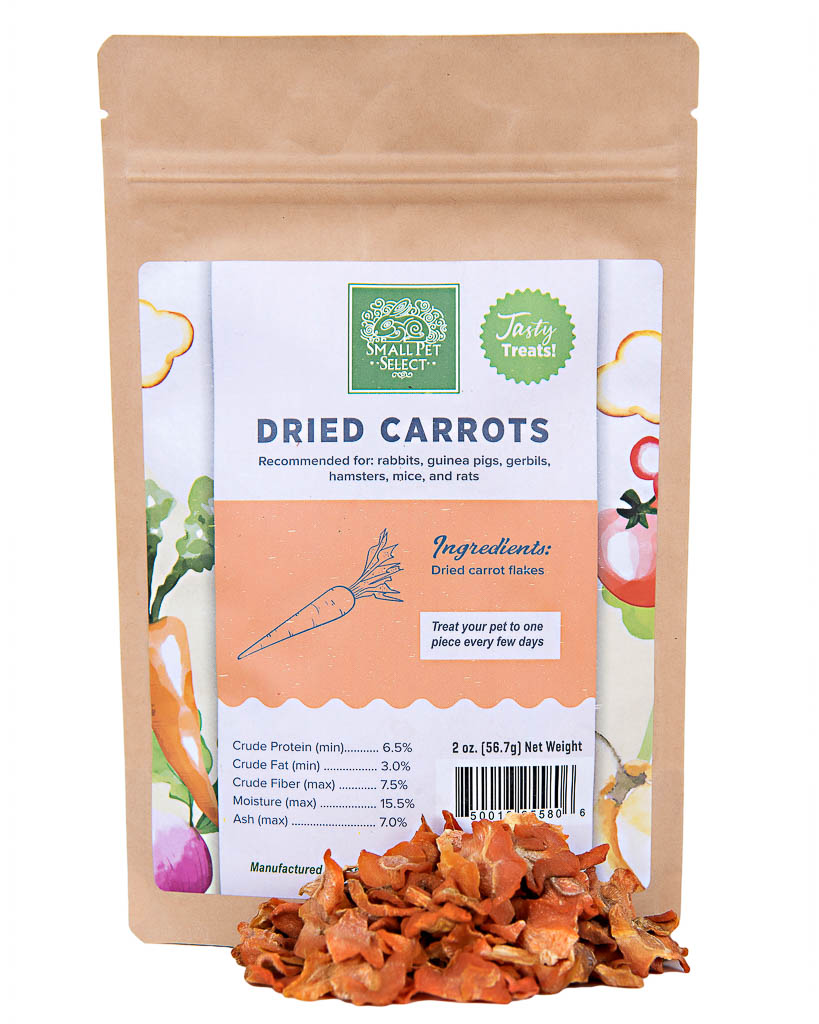 Dried Carrots for rabbits
