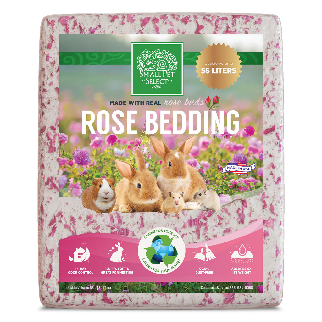 Rose White Paper Bedding For Guinea Pigs