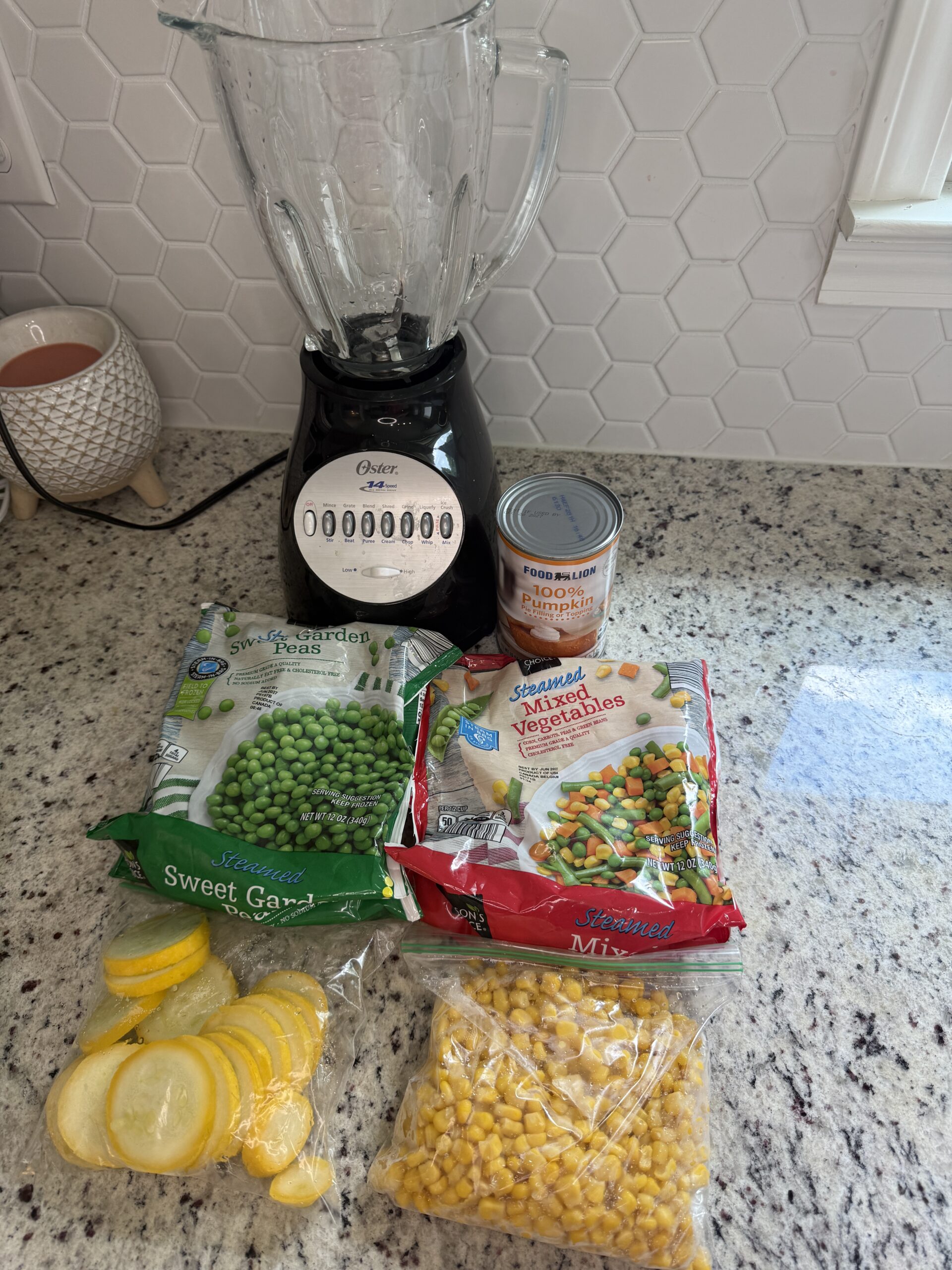 IMG_2181 Ingredients for the frozen veggie mash chicken treats